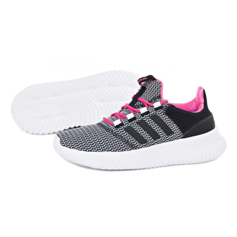 Adidas Cloudfoam Ultimate W DB0837 sko sort lyserød 1