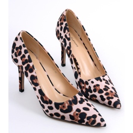 BM Stilletter til kvinder Telisha Leopard beige brun 2