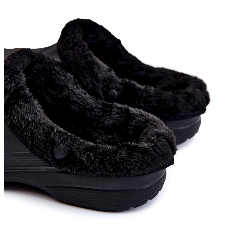 PM2 Varme Crocs slides til mænd, sort Calmo 4