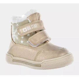 Sko, snestøvler Big Star Jr. KK374189 beige gylden 1