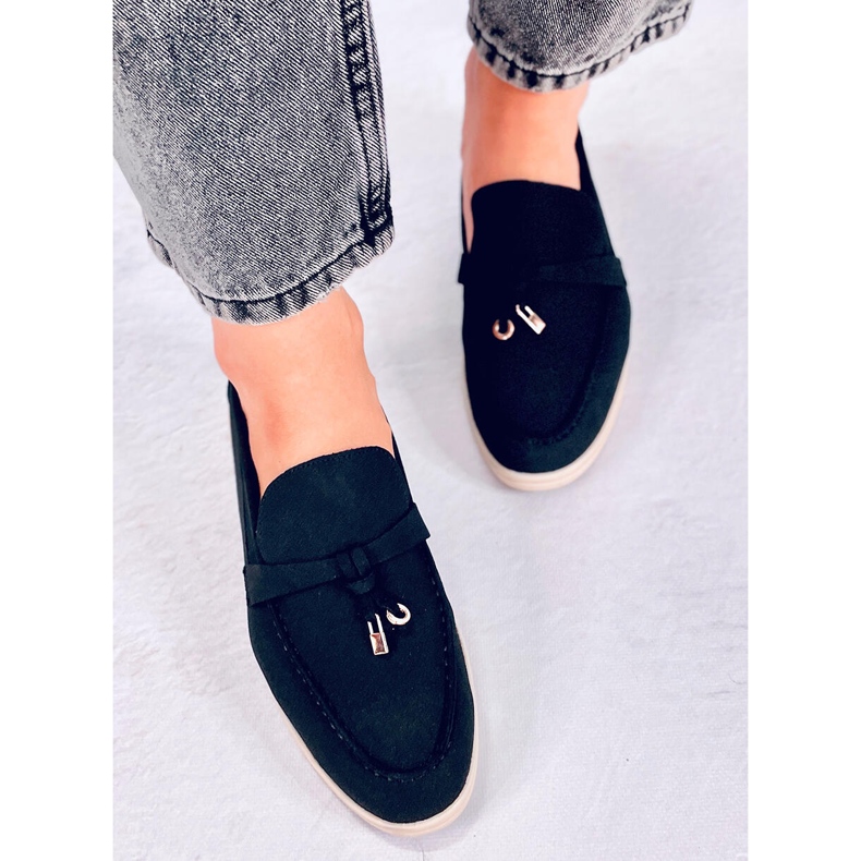 BM Dame loafers Eunice Black sort 2