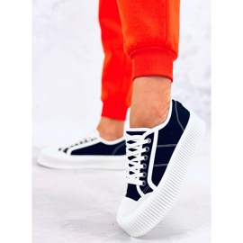 BM Damesneakers på Dors Black platformen sort 1