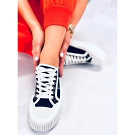 BM Damesneakers på Dors Black platformen sort 2