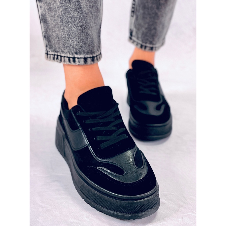 BM Platform sneakers Kirby Black sort 2