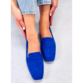 BM Klasse blå ruskind loafers 2