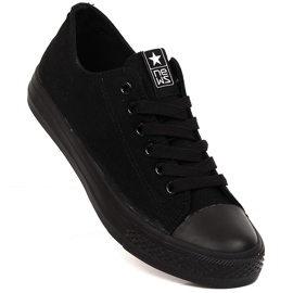 News Sorte low-top sneakers NYHEDER 1