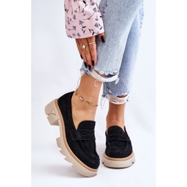 PM1 Dame Loafers Fladhælede Sko Sort Fletcher 2