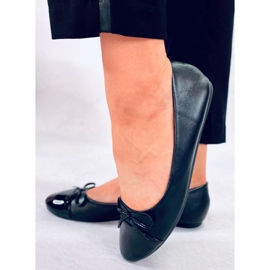 BM Chanel Gemma sorte ballerinaer til kvinder 1