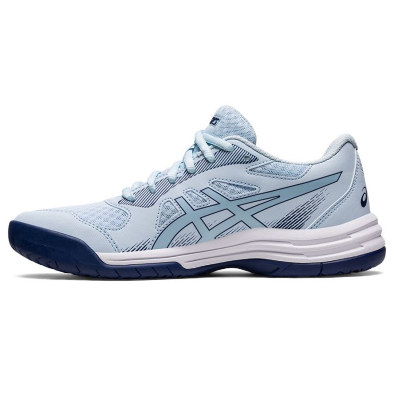 Asics Upcourt 5 W 1072A088 401 volleyballsko blå blå 1