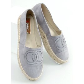 Chanelkikikiki Wela Grey espadriller grå 2