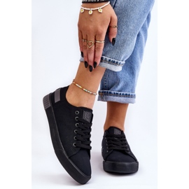 Lave sneakers til kvinder Big Star LL274038 Sort 2