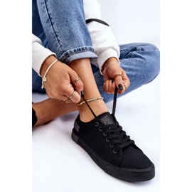 Lave sneakers til kvinder Big Star LL274038 Sort 1