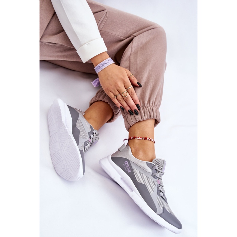 Sportssko til kvinder Sneakers Big Star LL274371 Grå 2