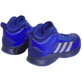 Basketballsko adidas Cross Em Up 5 K Wide W HQ8495 blå blå 4