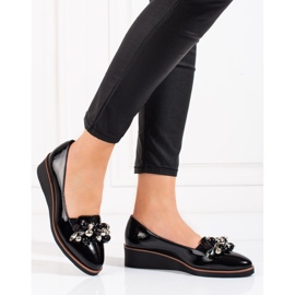W. Potocki Potocki sorte wedge pumps til kvinder 2
