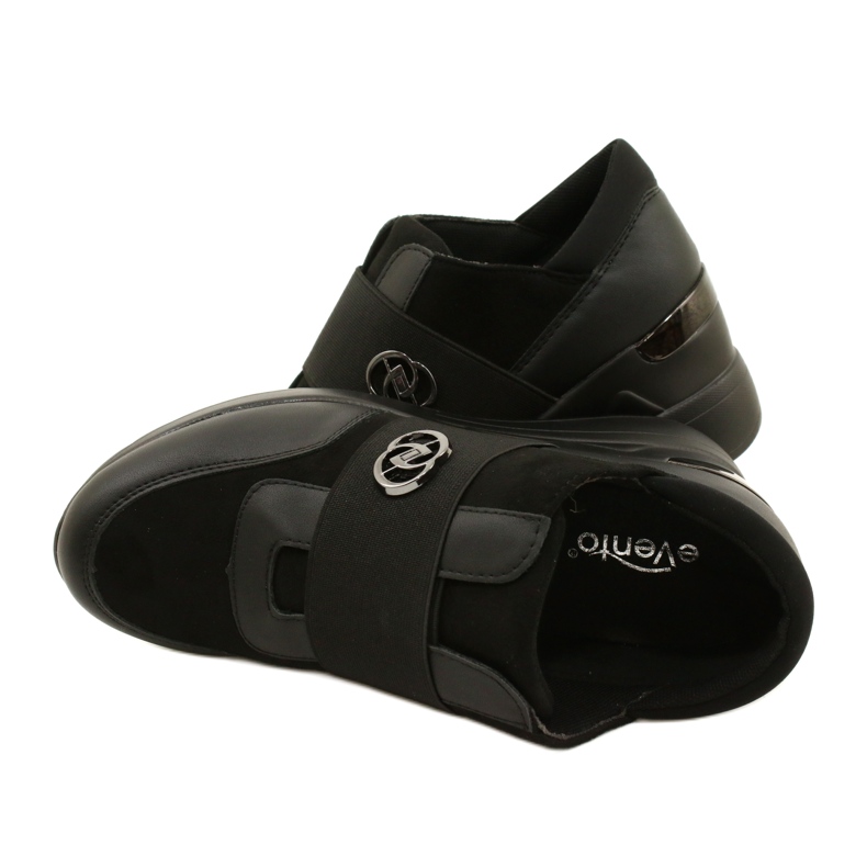 Slip-on Sko Wedge Sneakers Evento 23SP35-5320 Sort 5