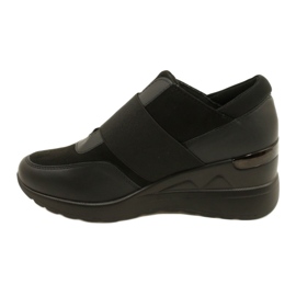Slip-on Sko Wedge Sneakers Evento 23SP35-5320 Sort 1