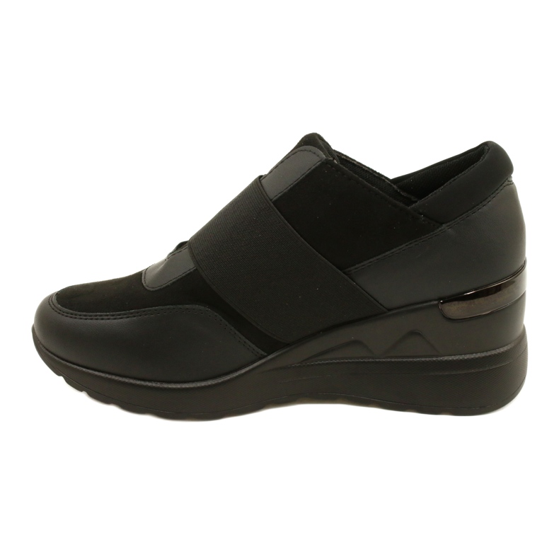 Slip-on Sko Wedge Sneakers Evento 23SP35-5320 Sort 1