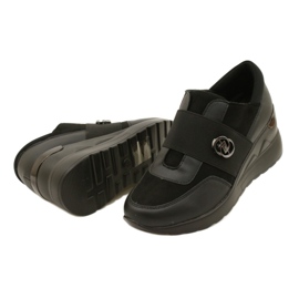 Slip-on Sko Wedge Sneakers Evento 23SP35-5320 Sort 4
