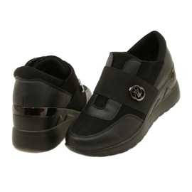 Slip-on Sko Wedge Sneakers Evento 23SP35-5320 Sort 3