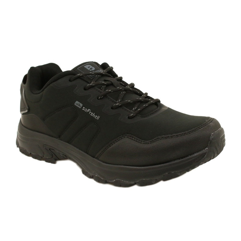 Softshell trekking sportssko til mænd, sort McBraun 1