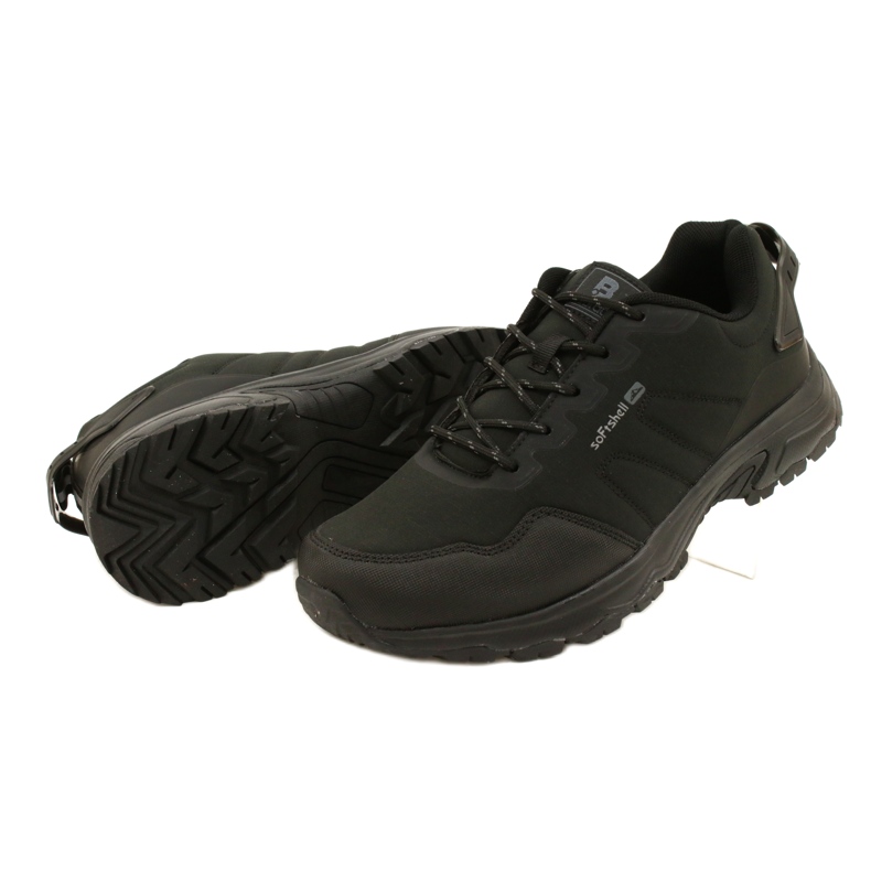 Softshell trekking sportssko til mænd, sort McBraun 5