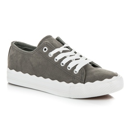 Bunde sneakers grå 1
