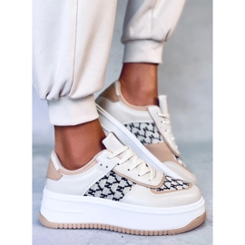 BM Duval Beige sneakers til kvinder 1