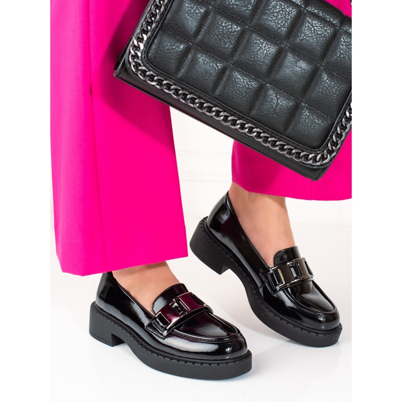 W. Potocki Potocki dame loafers sort 2