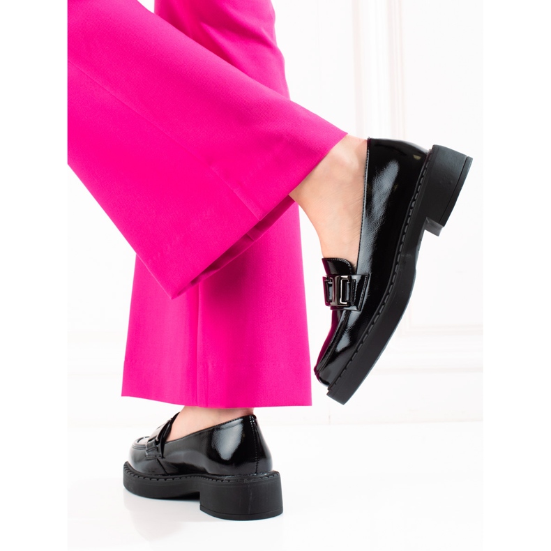 W. Potocki Potocki dame loafers sort 1
