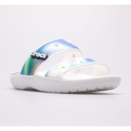 Dame hjemmesko CROCS Classic Solarized Sandal 207771-94S hvid flerfarvet 1