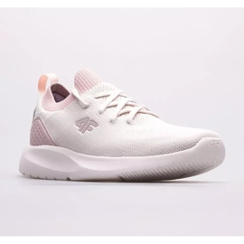 Børnesko 4F 4FJAW22FLOWF009-83S beige lyserød 1
