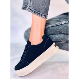 BM Rhonda Black platform sneakers sort 2