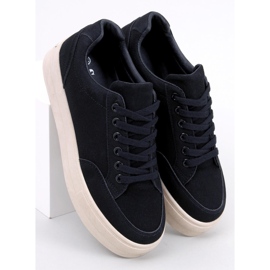 BM Rhonda Black platform sneakers sort 1