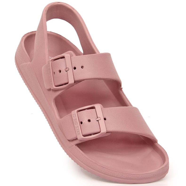 Sportssandaler i skum til kvinder pink Big Star LL274744 lyserød 1