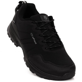 McBraun 5340 sorte softshell trekking sportssko til mænd 1