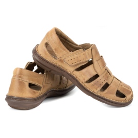 Mario Pala Herresandaler 467 Beige 3