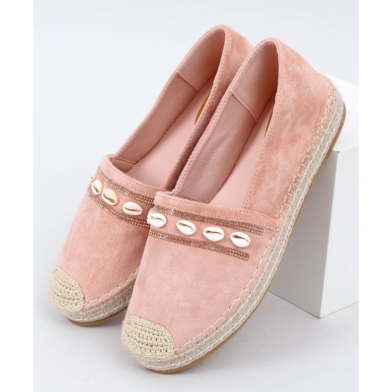 BM Ocean Pink shell espadriller lyserød 1