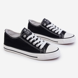 News Ecoma klassiske sneakers til kvinder, sort og hvid 1