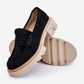 PM1 Dame Loafers Fladhælede Sko Sort Fletcher 1