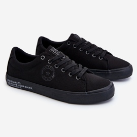 Lave tekstil-sneakers til mænd Big Star LL174078 Sort 1
