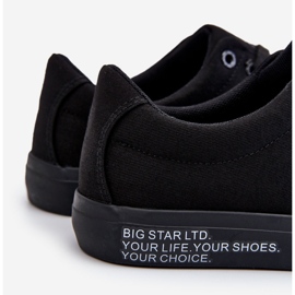 Lave tekstil-sneakers til mænd Big Star LL174078 Sort 2