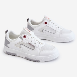 Dame Cross Jeans Low Sneakers LL2R4011C Hvid 1