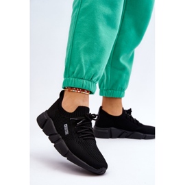 Lette sneakers til kvinder Memory Foam System Big Star JJ274269 Sort 2