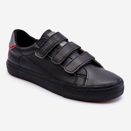 Velcro sneakers til mænd Big Star LL174633 Sort 1
