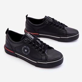 Herre lædersneakers Big Star LL174210 Sort 2