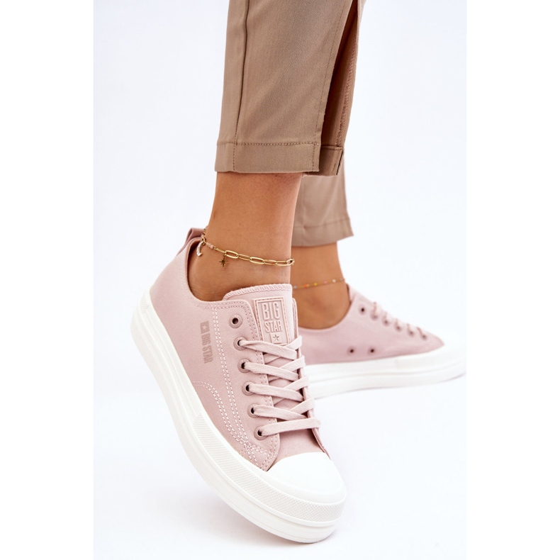 Big Star LL274970 Nude Low Sneakers lyserød 2