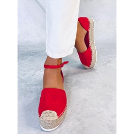 Espadriller, sandaler rød 2138 Rød 3