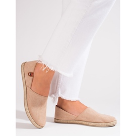 Letvægts espadriller til kvinder Vinceza beige 2