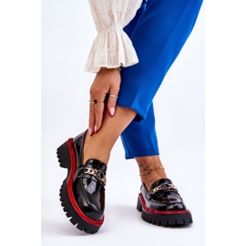 S.Barski Lakerede Platform Loafers Sort Ronin 2